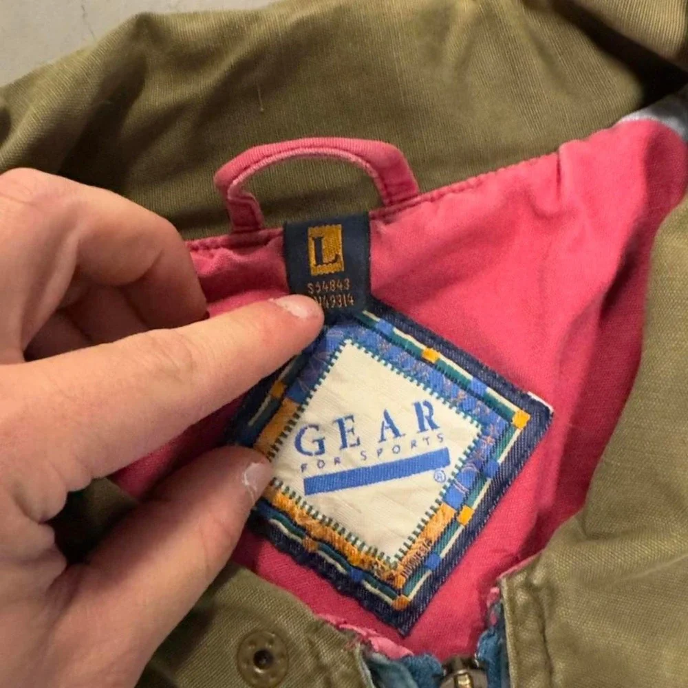 Vintage 90s faded blue jeep bomber jacket - Picture 2 of 7